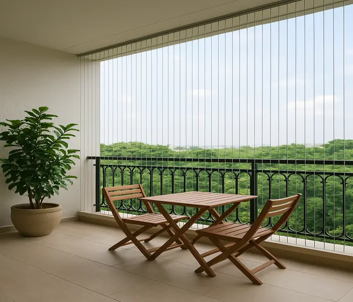 about ultimate netting invisible grills for balcony