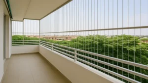 Invisible Grills in Hyderabad | Quality Balcony Invisible Safety Grills