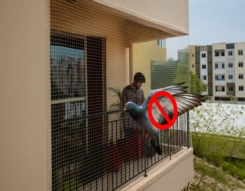 Top Quality Pigeon Net for Balcony in Hyderabad